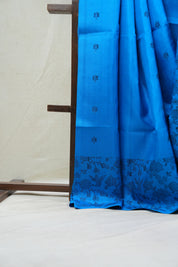 Blue Soft Silk Saree - SRBSSS276