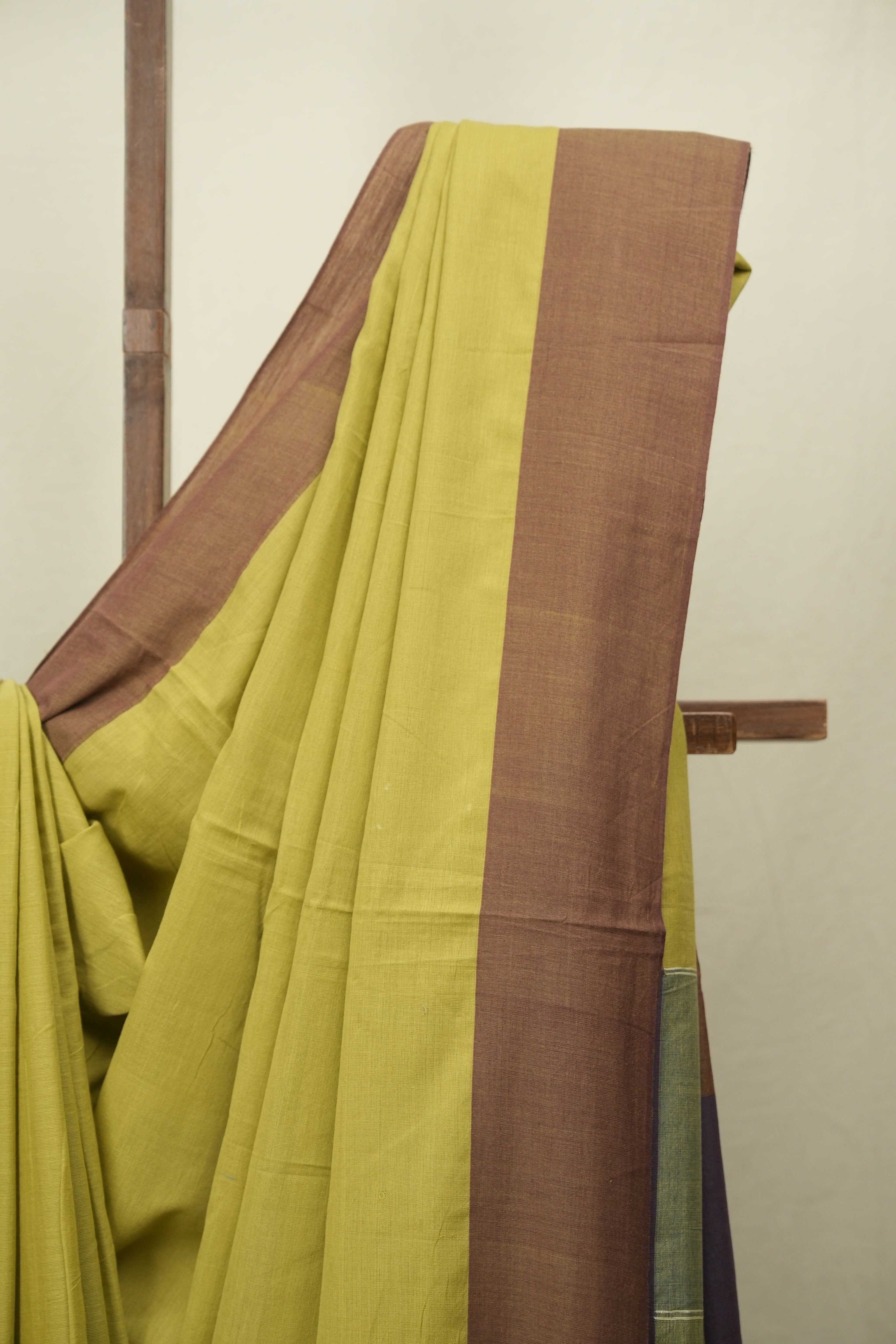 Mehandi Cotton Ilkal Saree - SRMCIS1049