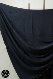 Black HBP Modal Silk Saree - SRBMSS331