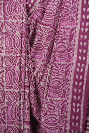 Magenta HBP Cotton Saree - SRMCS3702