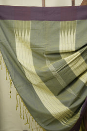 Mehandi Cotton Ilkal Saree - SRMCIS1049