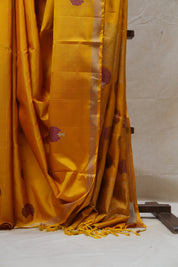 Yellow Soft Silk Saree - SRYSSS269