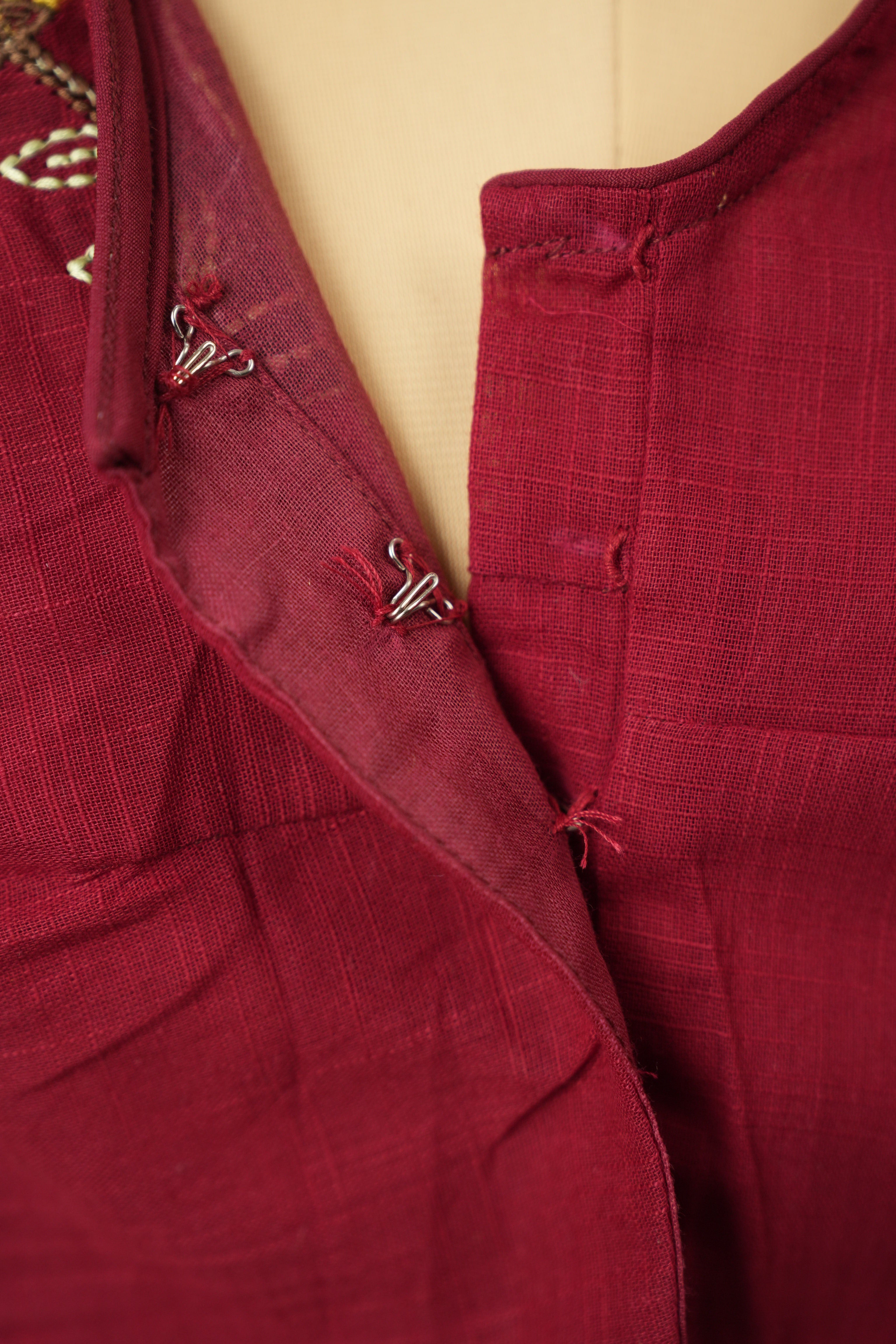 Red Cotton Blouse - SRRCB29