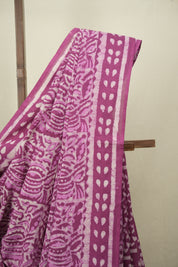 Magenta HBP Cotton Saree - SRMCS3702