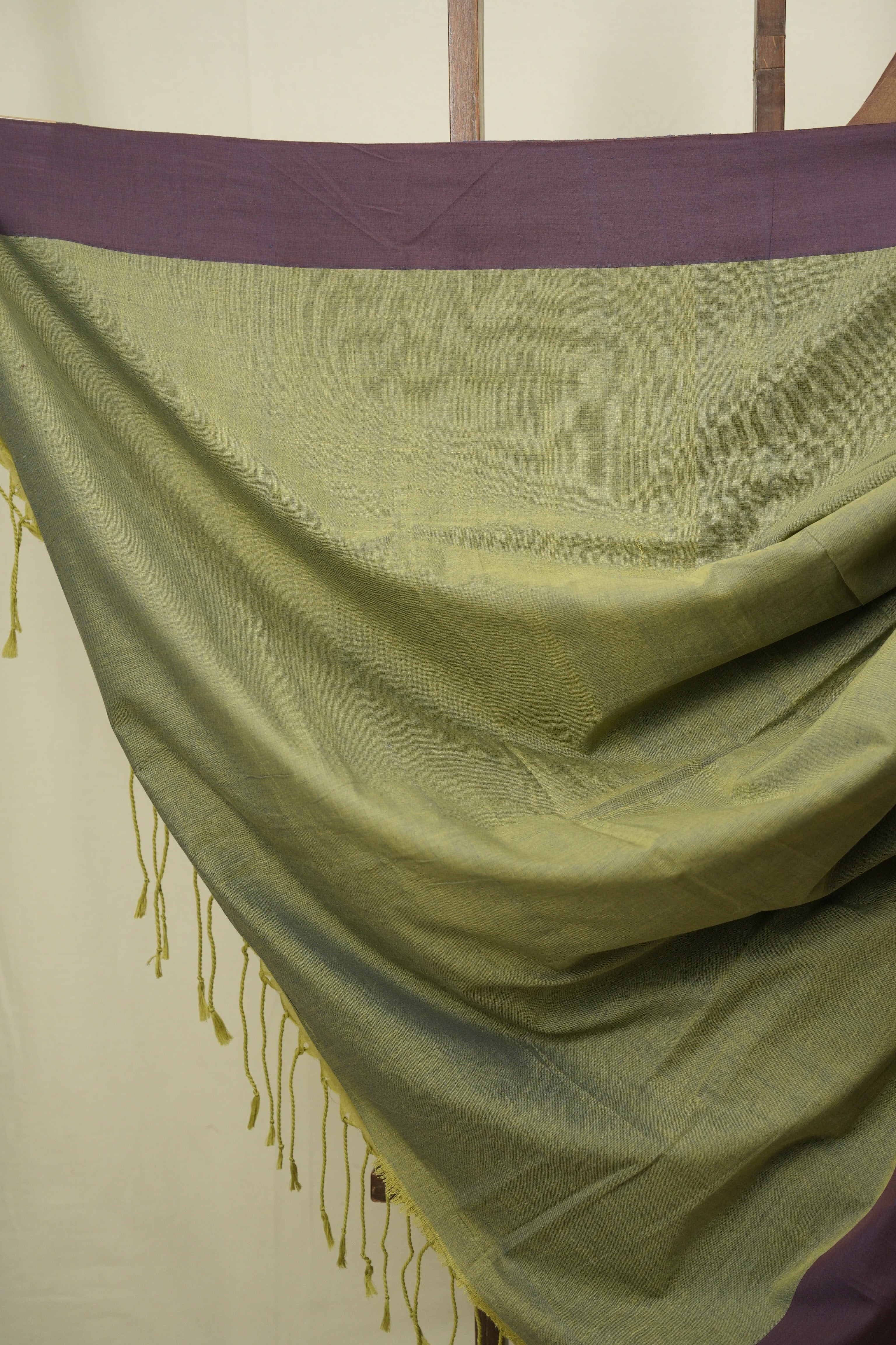 Mehandi Cotton Ilkal Saree - SRMCIS1049