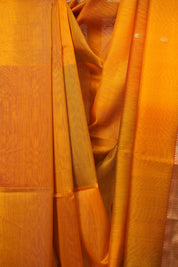 Yellow Maheshwari Saree - SRYMS1313
