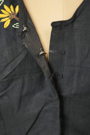 Black Cotton Blouse - SRBCB31
