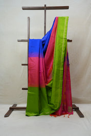 Green Soft Silk Saree - SRGSSS234