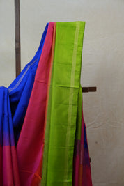 Green Soft Silk Saree - SRGSSS234