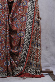 Maroon HBP Cotton Saree - SRMCS2257