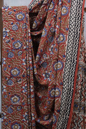 Maroon HBP Cotton Saree - SRMCS2257