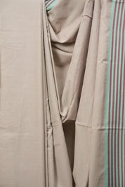 Beige Cotton Ilkal Saree - SRBCIS1061