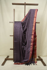 Lilac Maheshwari Saree - SRLMS1340
