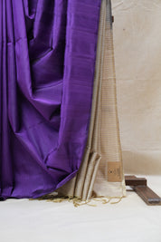 Purple Soft Silk Saree - SRPSSS256