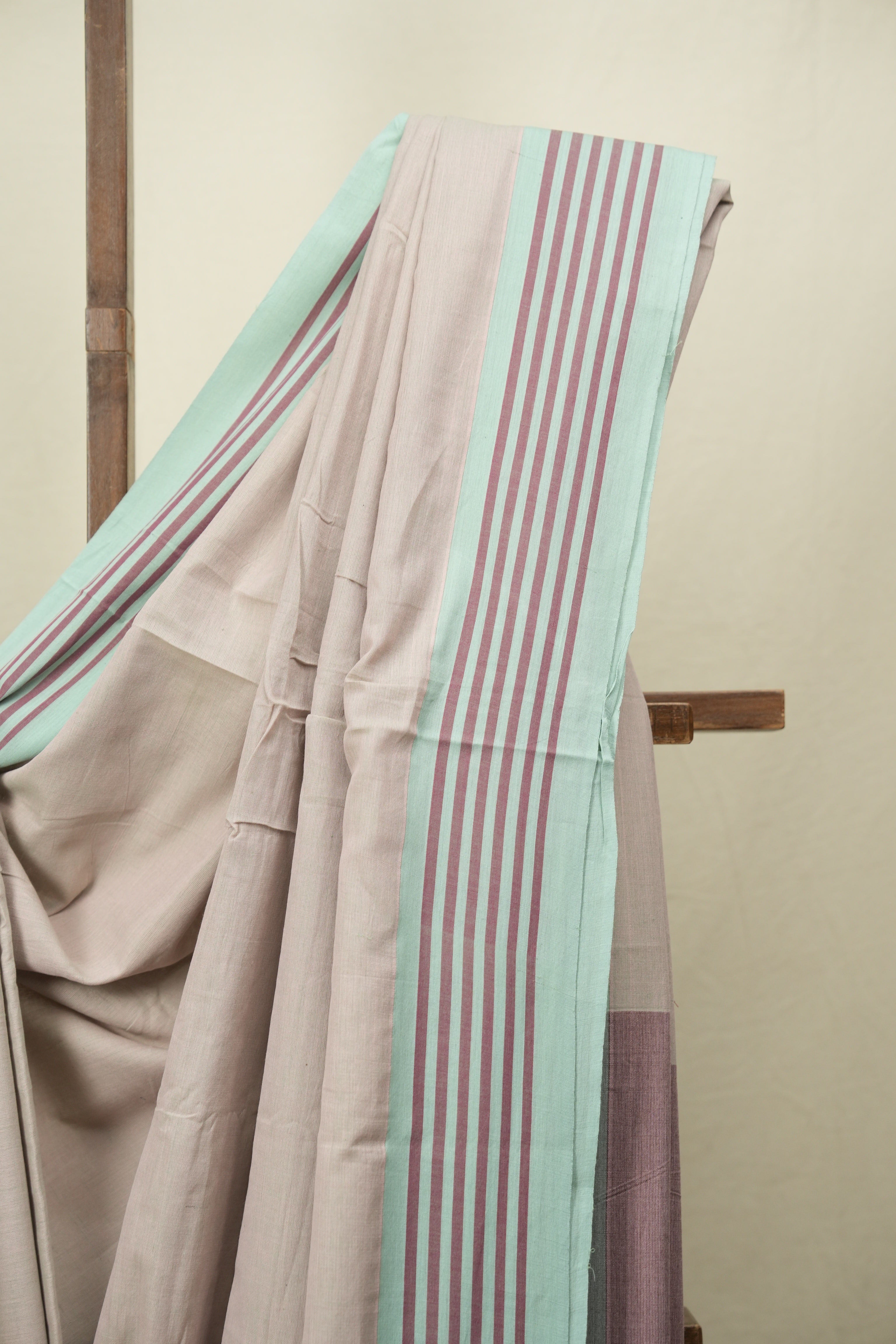 Beige Cotton Ilkal Saree - SRBCIS1061