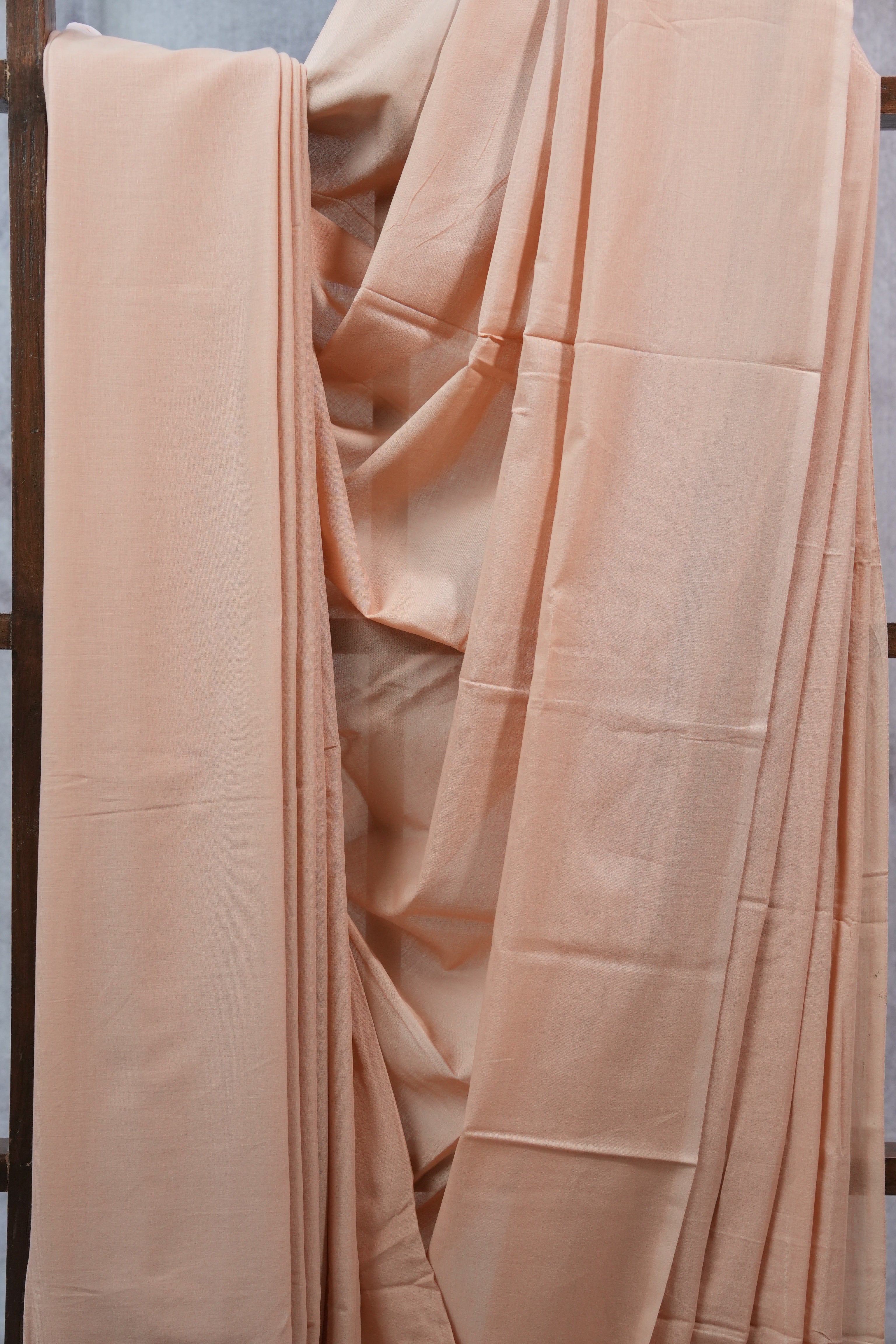 Beige Mul Cotton Saree - SRBMCS01