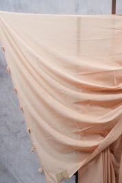 Peach Mul Cotton Saree - SRPMCS267