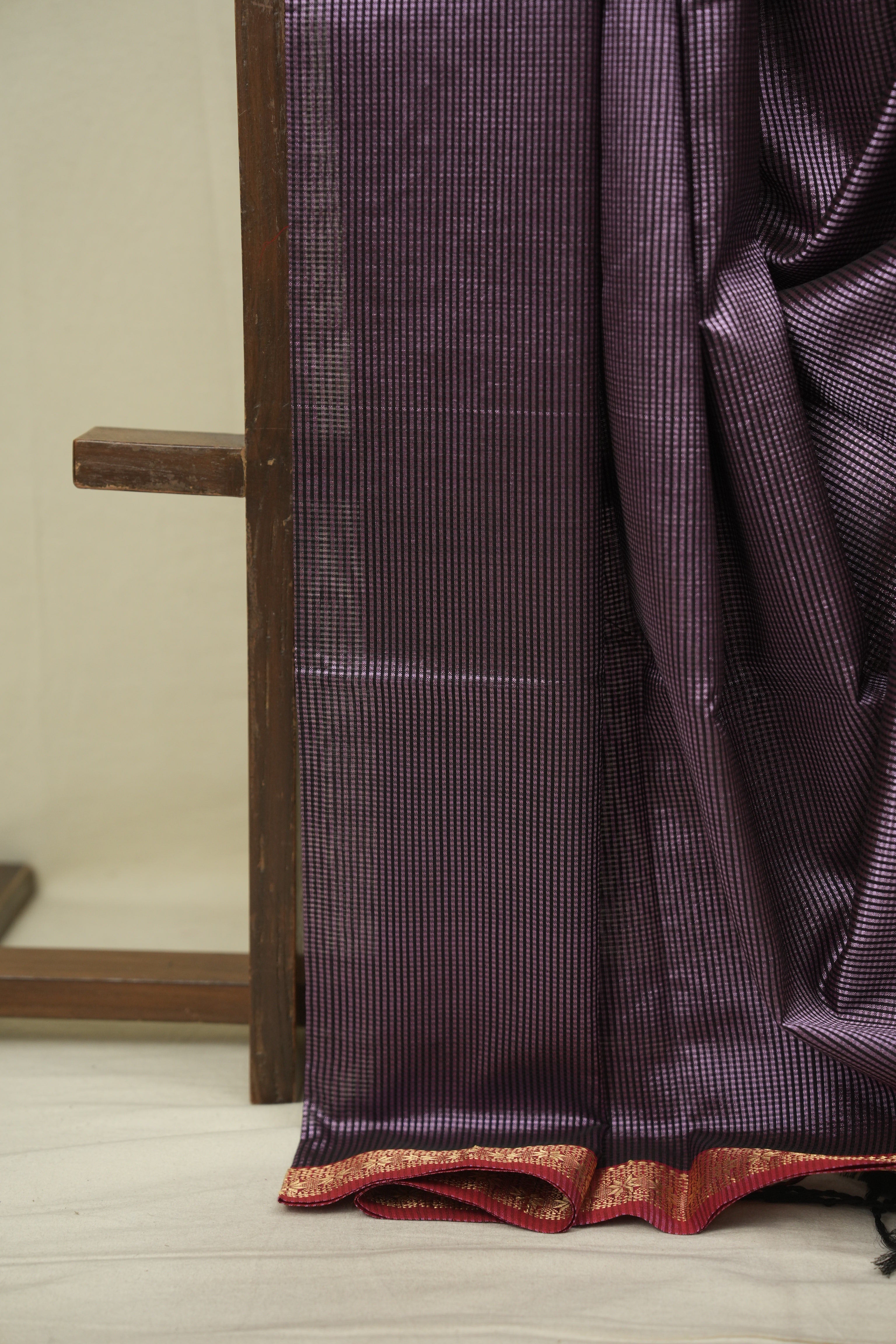 Lilac Maheshwari Saree - SRLMS1340