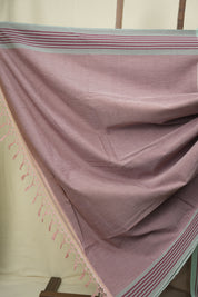 Beige Cotton Ilkal Saree - SRBCIS1061
