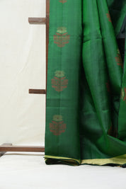 Green Soft Silk Saree - SRGSSS268