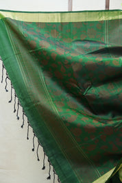 Green Soft Silk Saree - SRGSSS268