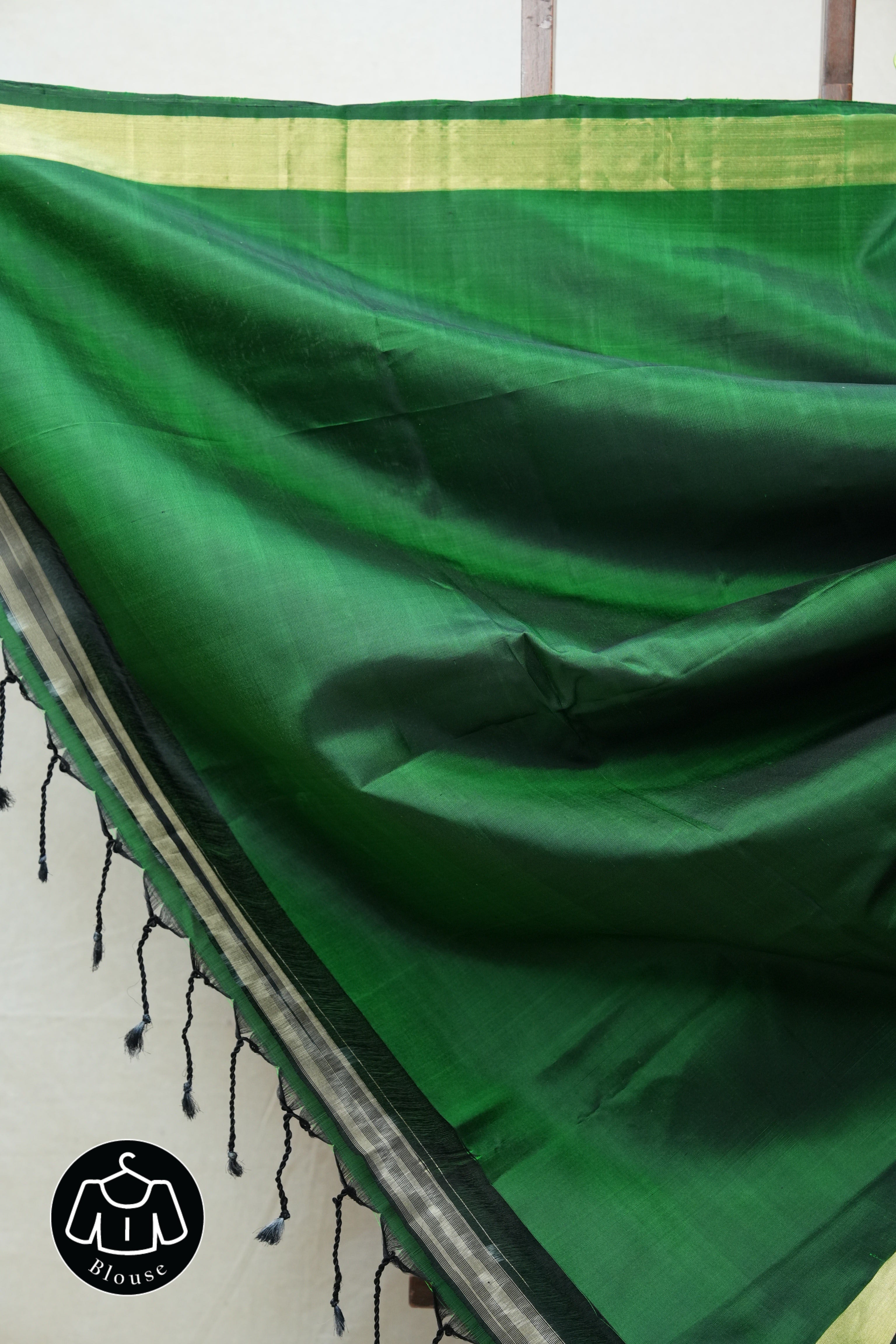 Green Soft Silk Saree - SRGSSS268