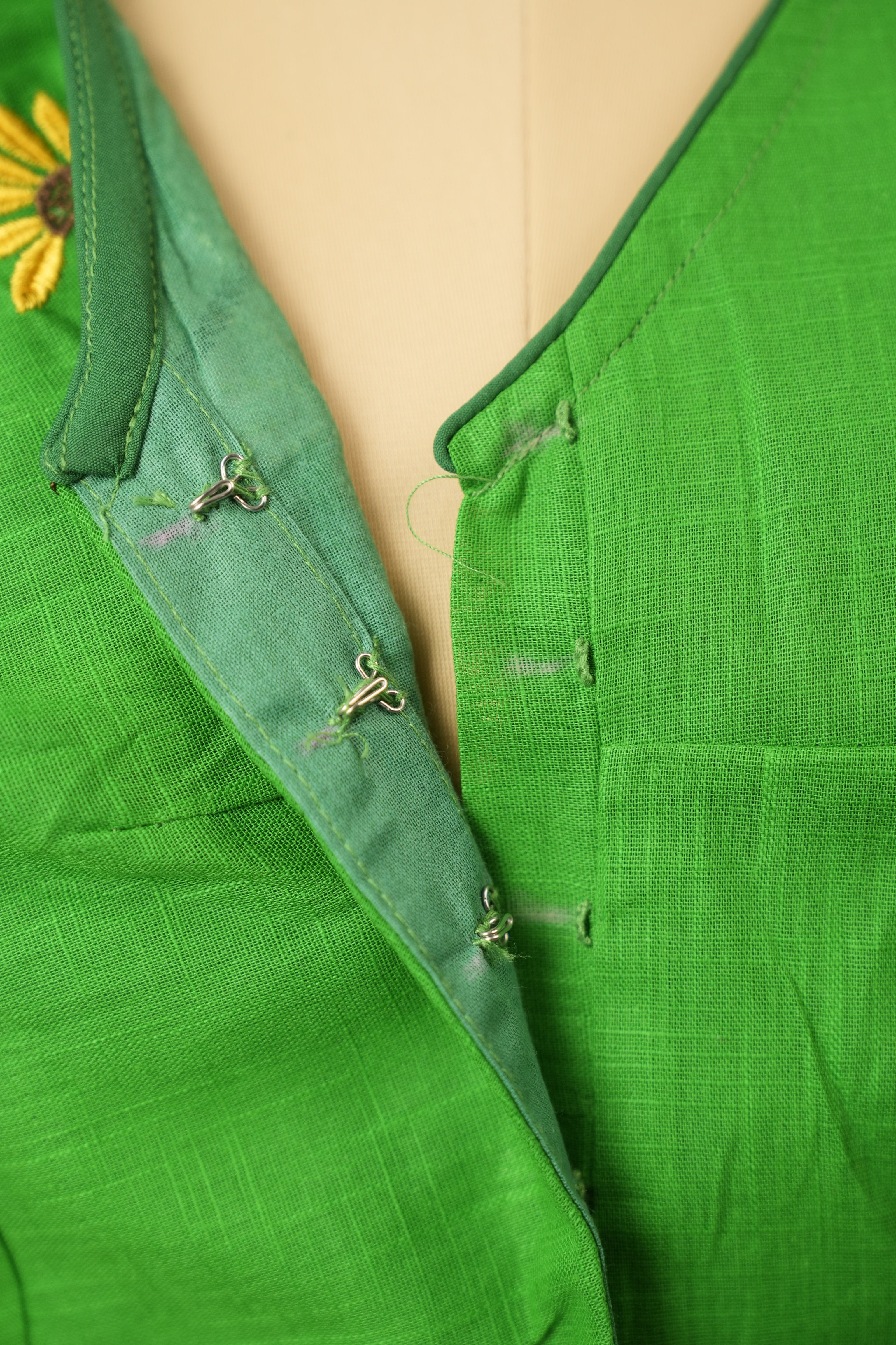 Green Cotton Blouse - SRGCB35