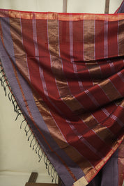 Lilac Maheshwari Saree - SRLMS1340