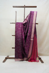 Purple Soft Silk Saree - SRPSSS262