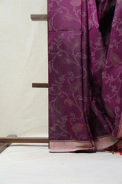 Purple Soft Silk Saree - SRPSSS262