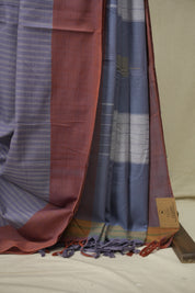Lavender Cotton Ilkal Saree - SRLCIS1052