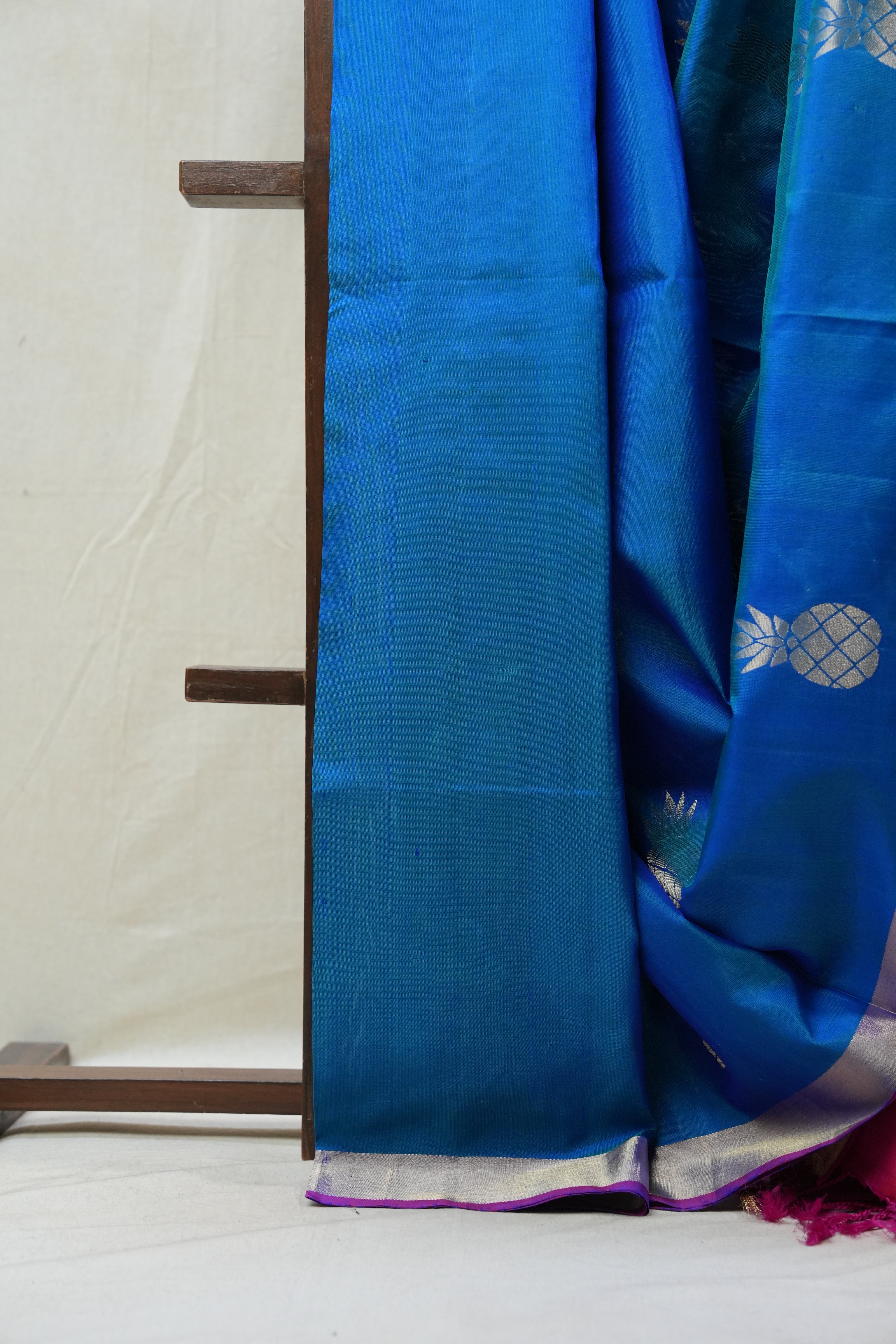 Blue Soft Silk Saree - SRBSS222