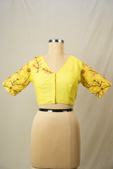 Yellow Cotton Blouse - SRYCB30