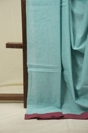 Aqua Bengal Cotton Saree - SRABCS188
