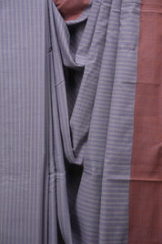 Lavender Cotton Ilkal Saree - SRLCIS1052