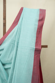 Aqua Bengal Cotton Saree - SRABCS188