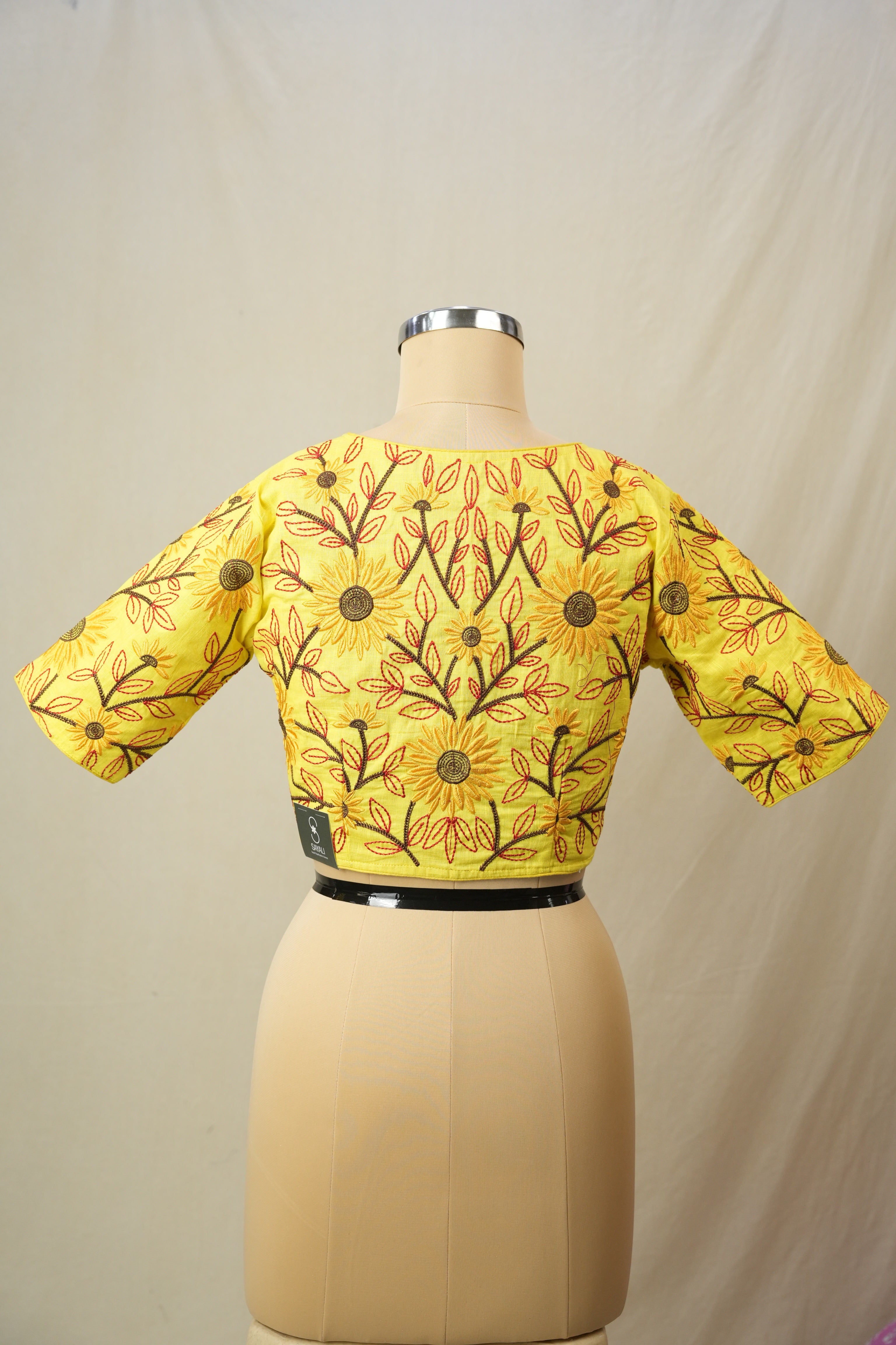Yellow Cotton Blouse - SRYCB30