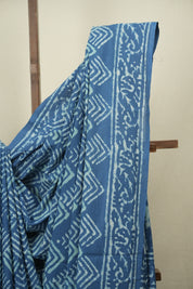 Blue HBP Cotton Saree - SRBCS3701