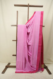 Pink Bengal Cotton Saree - SRPBCS193