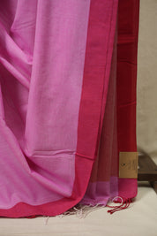 Pink Bengal Cotton Saree - SRPBCS193