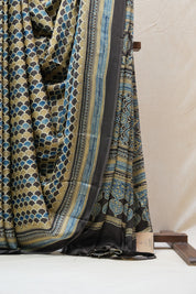 Multicolor HBP Modal Silk Saree - SRMMSS348