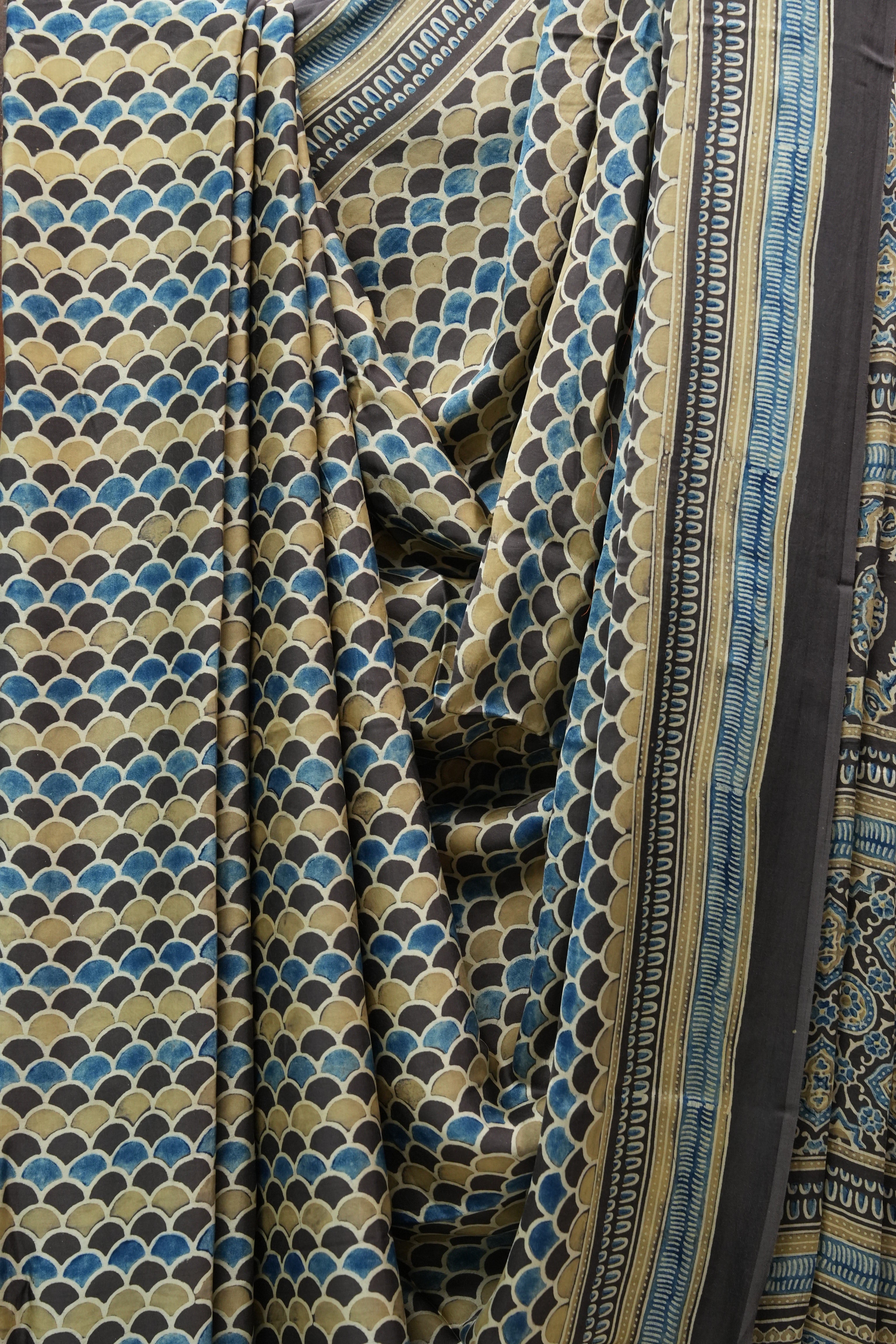 Multicolor HBP Modal Silk Saree - SRMMSS348