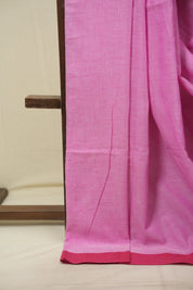 Pink Bengal Cotton Saree - SRPBCS193