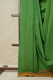 Green Cotton Ilkal Saree  - SRGCIS707