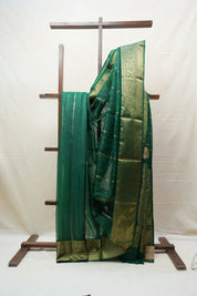 Green Chanderi Silk Saree - SRGCSS346