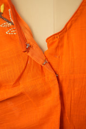 Orange Cotton Blouse - SROCB34