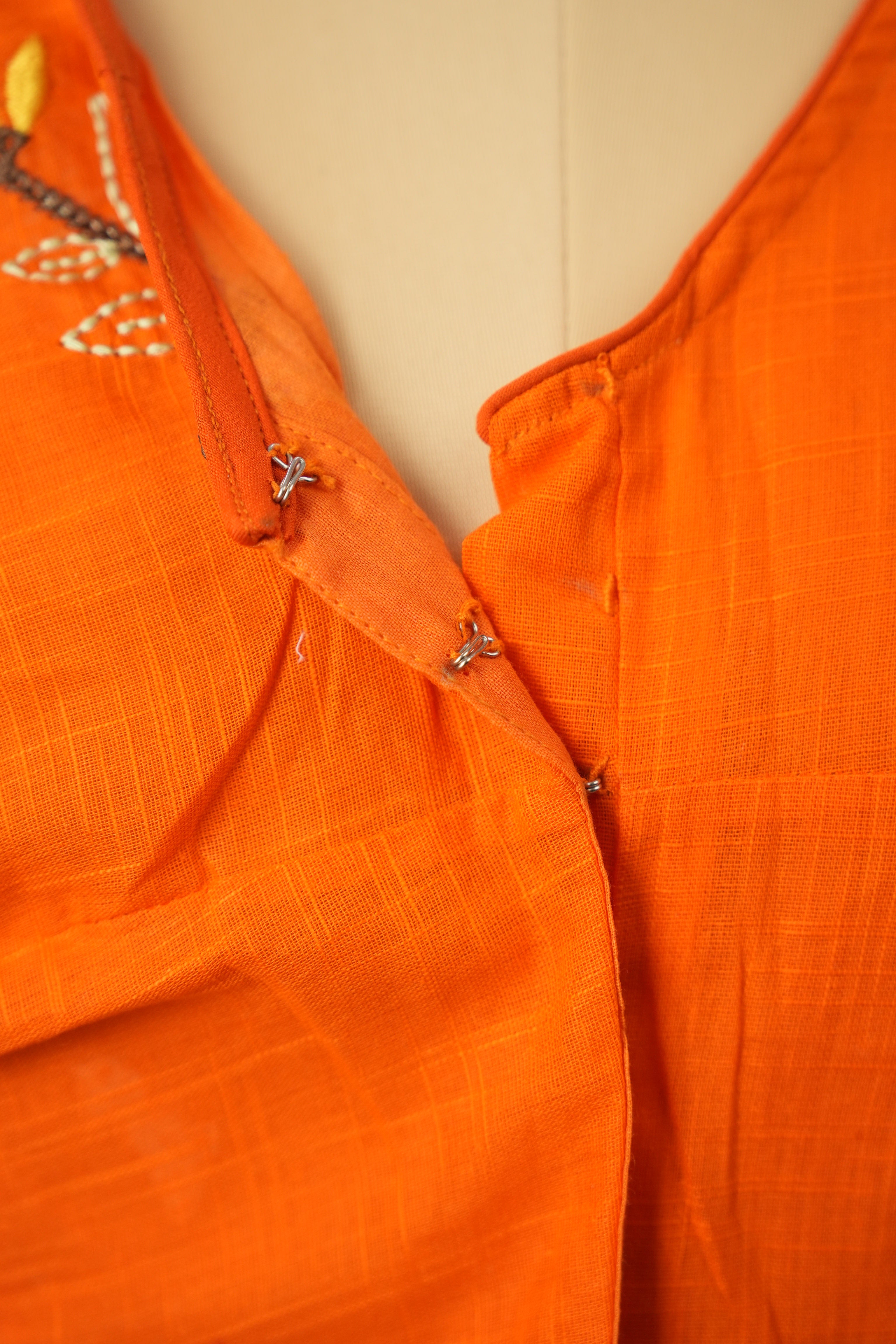 Orange Cotton Blouse - SROCB34