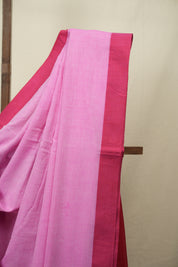 Pink Bengal Cotton Saree - SRPBCS193