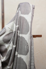 Grey HBP Modal Silk Saree - SRGMSS352