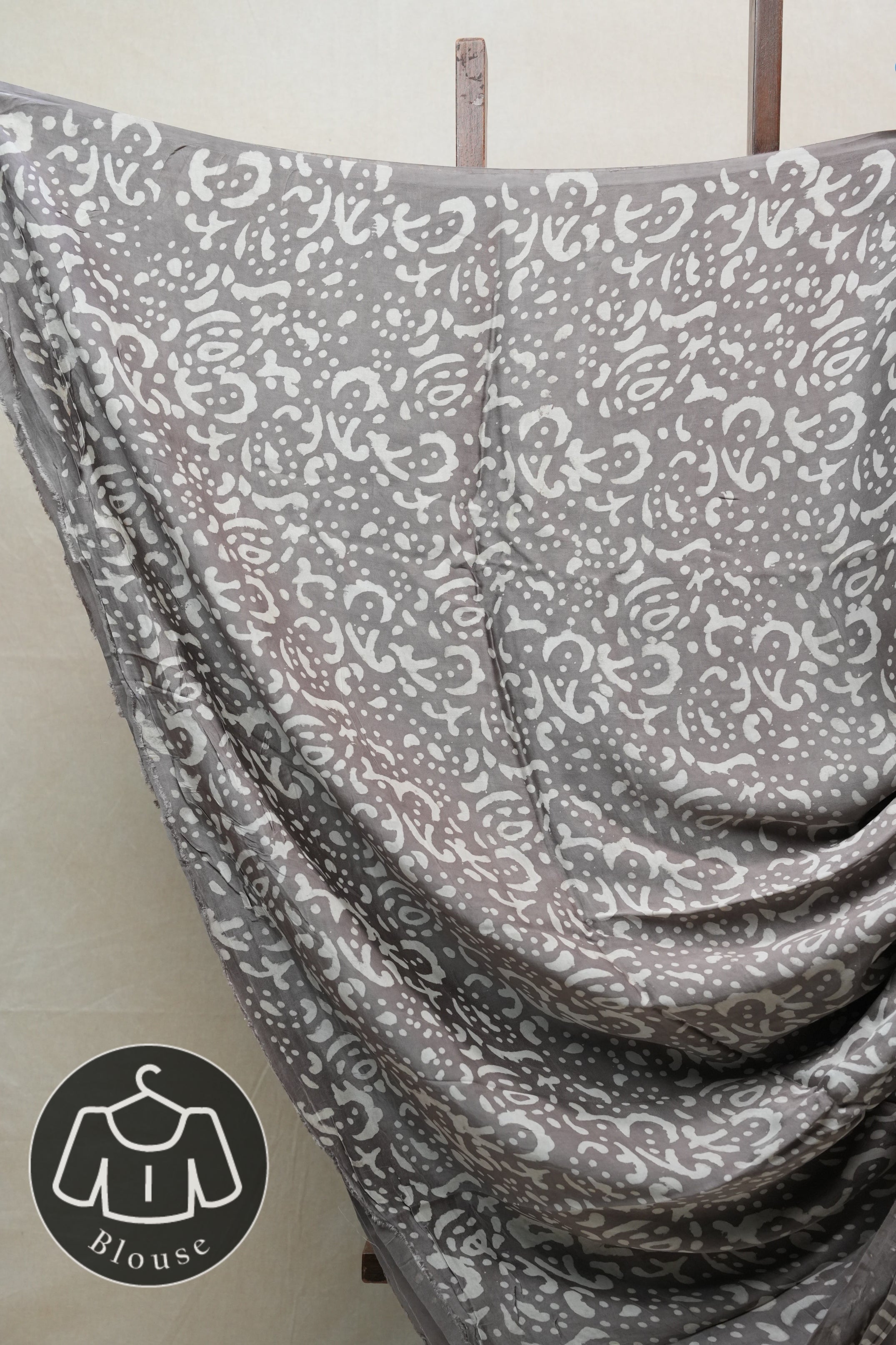 Grey HBP Modal Silk Saree - SRGMSS352